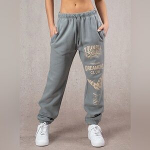 YoungLA for Her W211 Dreamers Joggers Grey